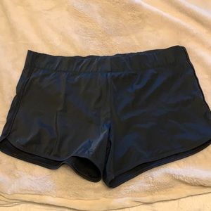 XXL Torrid black dolphin hem swim shorts